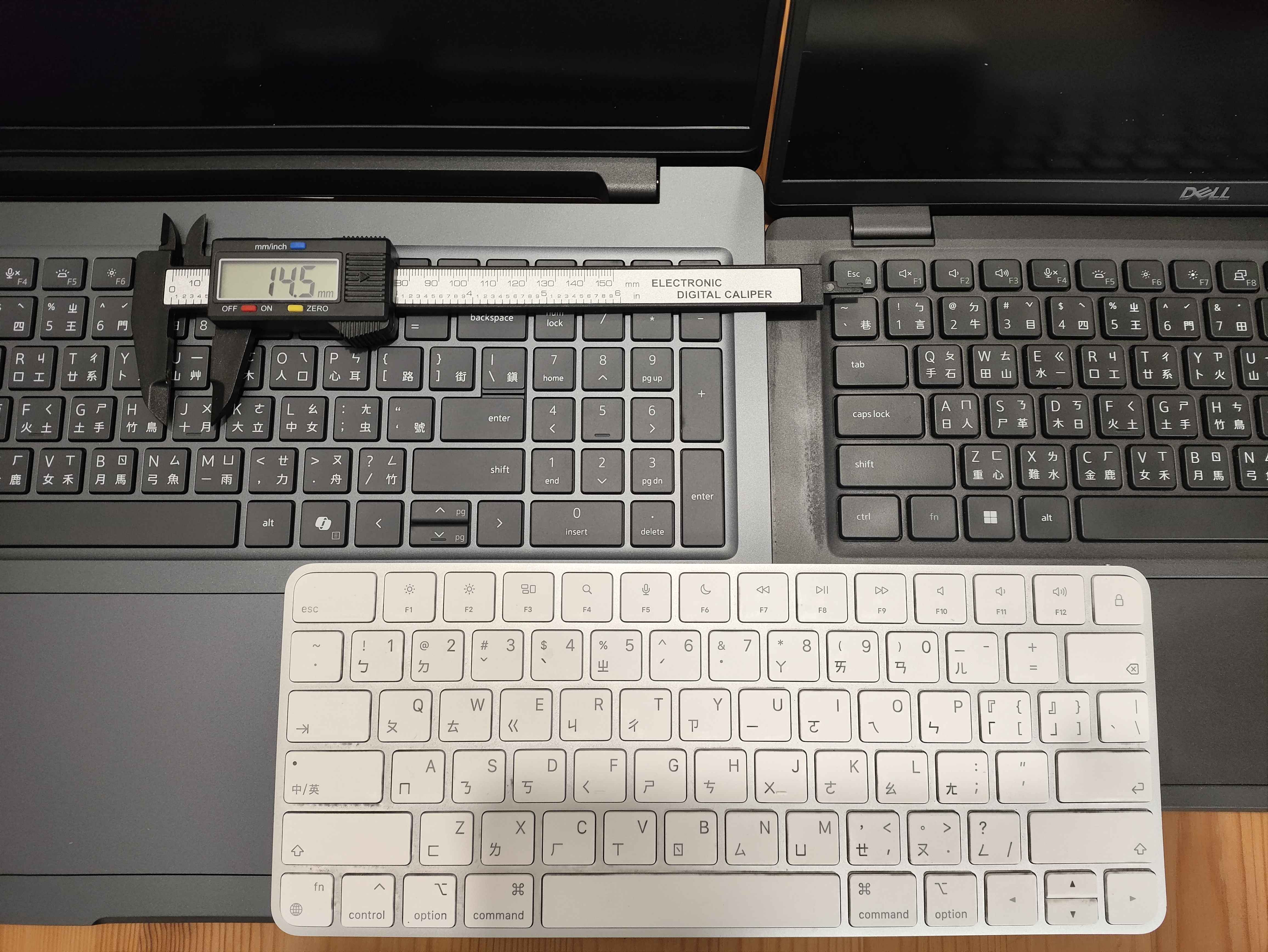 對照巧控鍵盤（2022 DELL Latitude）